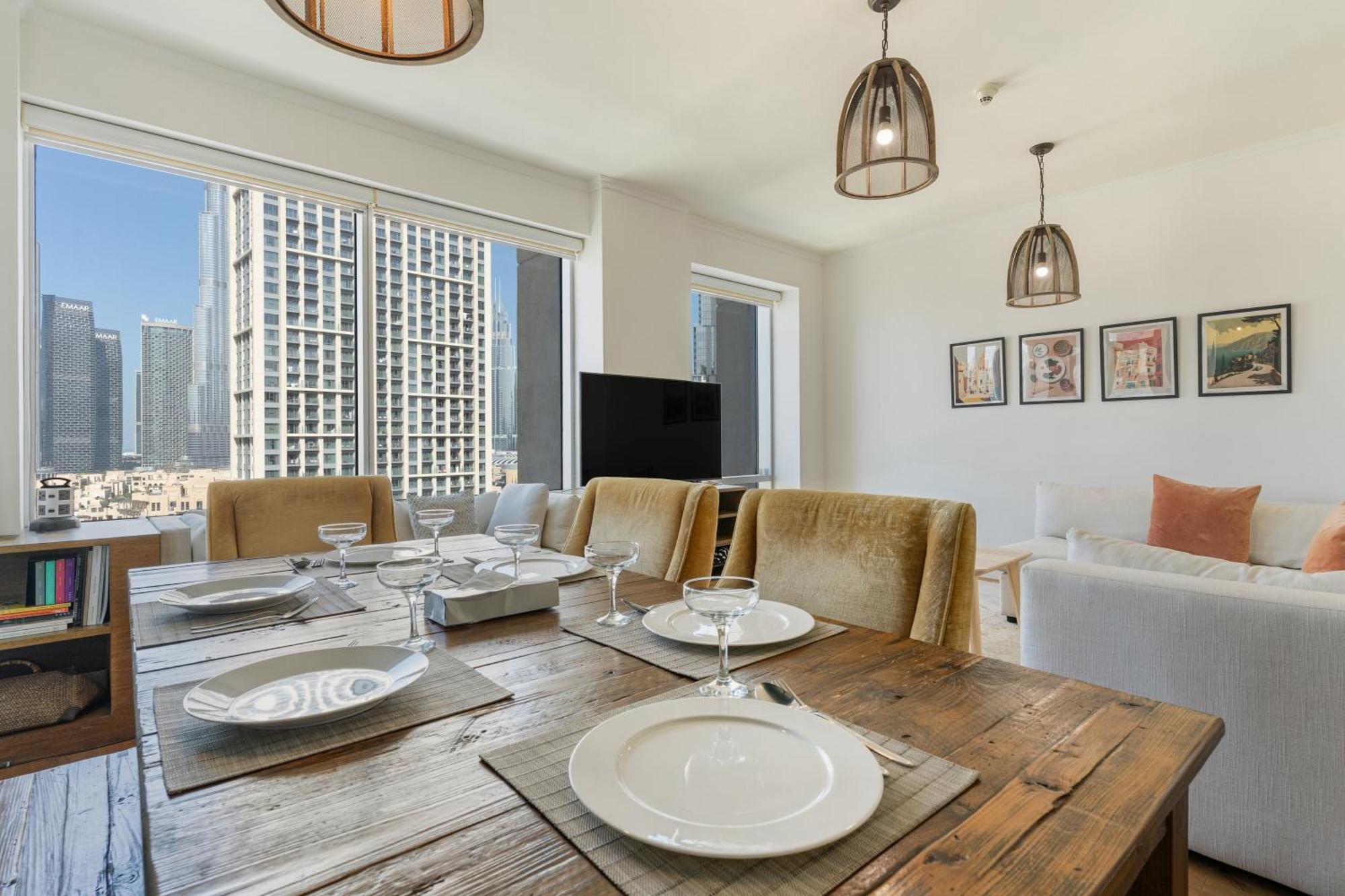 Chic 2Br Apartment, Prime Location Near Dubai Mall - Allsopp&Allsopp Exteriér fotografie