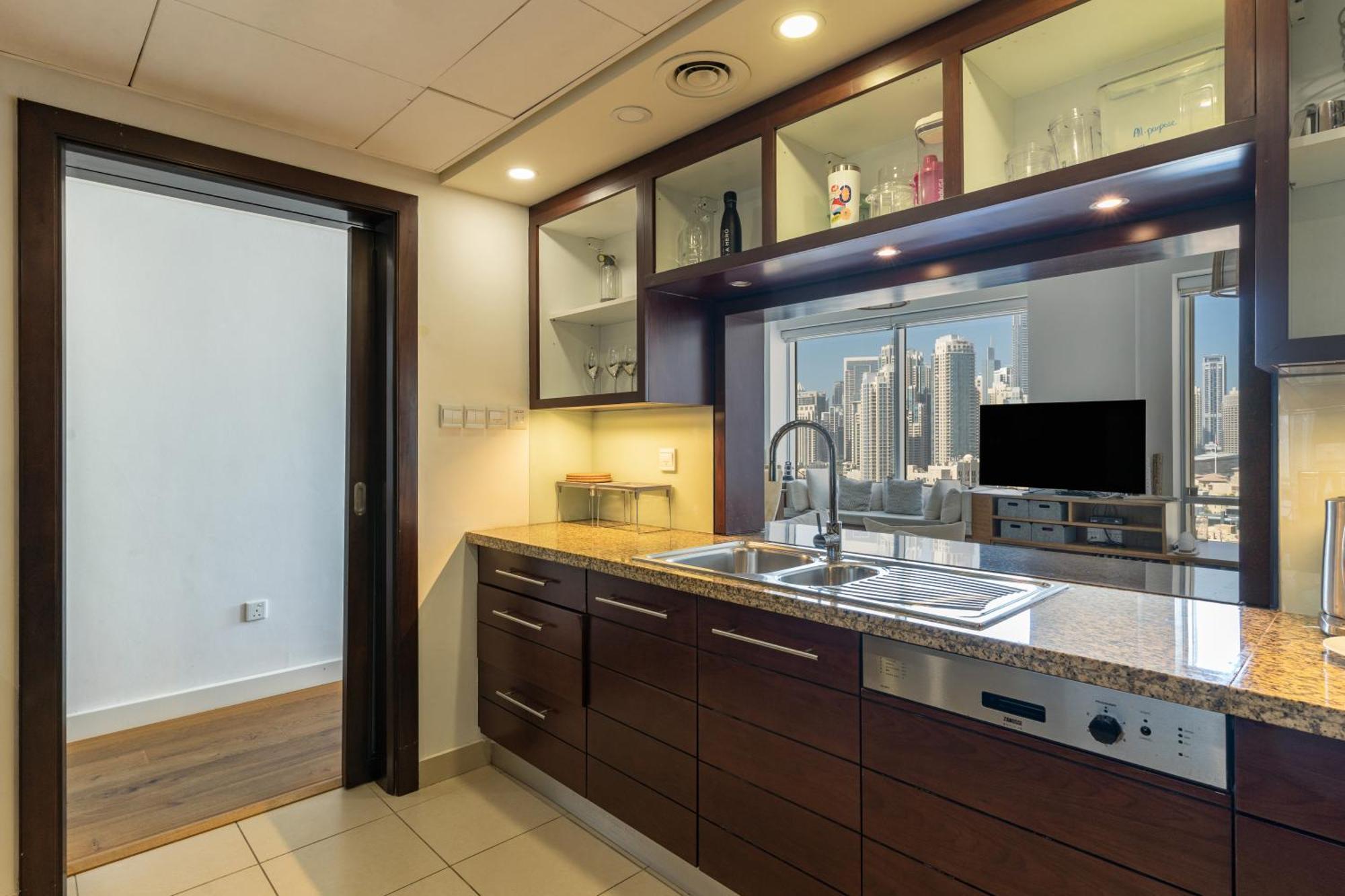 Chic 2Br Apartment, Prime Location Near Dubai Mall - Allsopp&Allsopp Exteriér fotografie